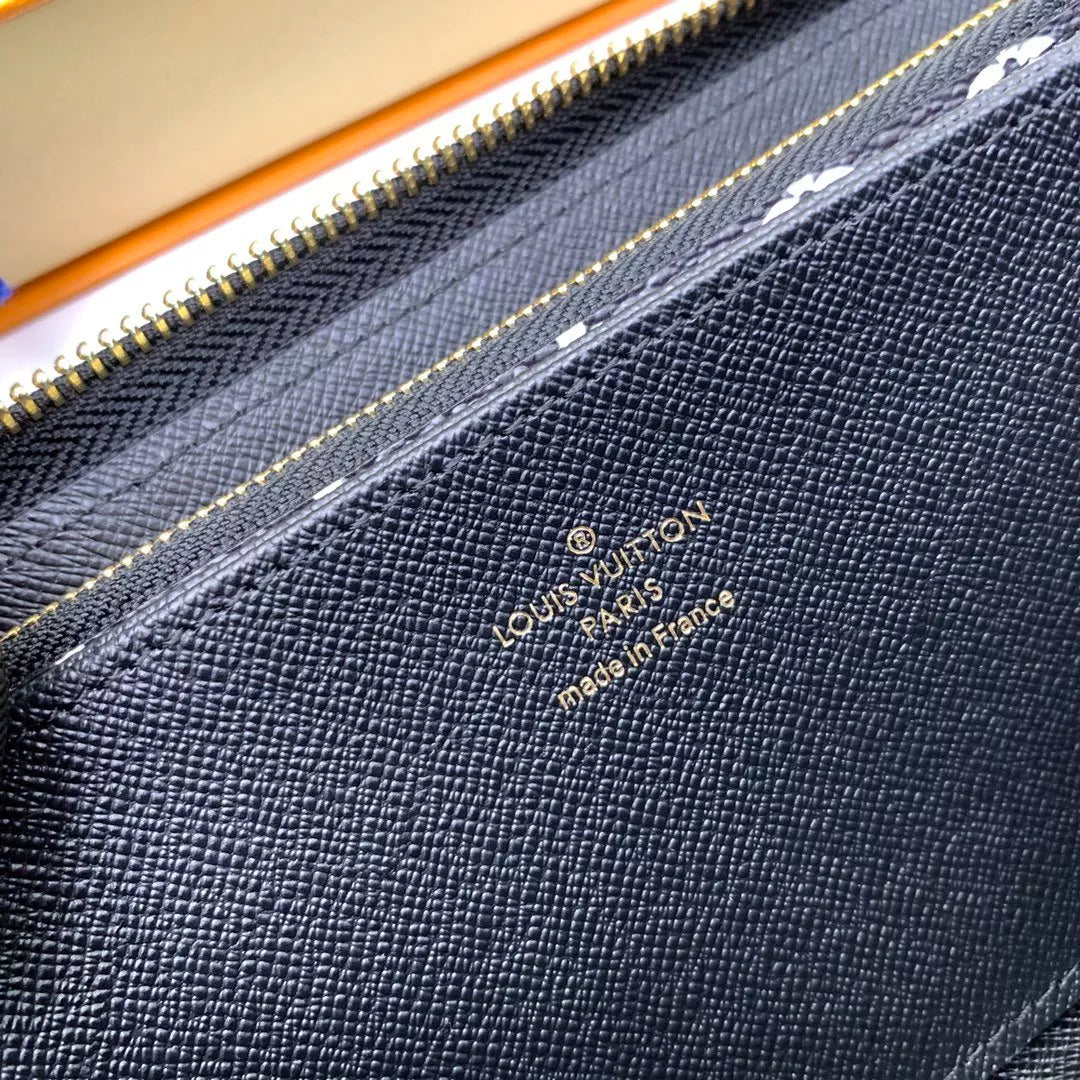 LOUIS VUITTON 19.5 X 10.5 X 2.5 CM CRAFTI'S "SPECIAL EDITION" GIBBY WALLET BAG