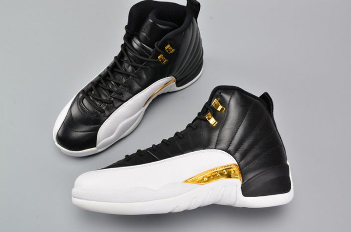 AIR JORDAN 12 RETRO "WINGS" BLACK/ METALLIC GOLD-WHITE MENS