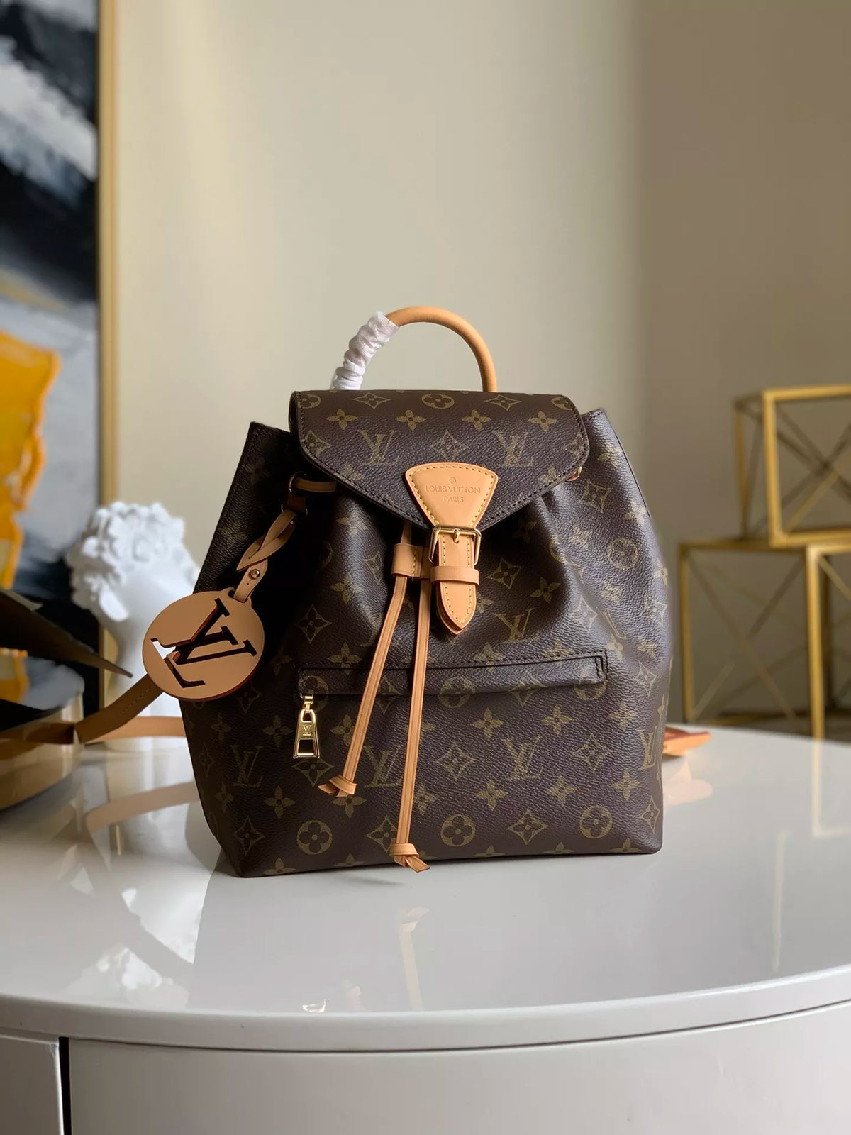 LOUIS VUITTON 27.5 X 33.0 X 14.0CM MONTSOURIS BACKPACK