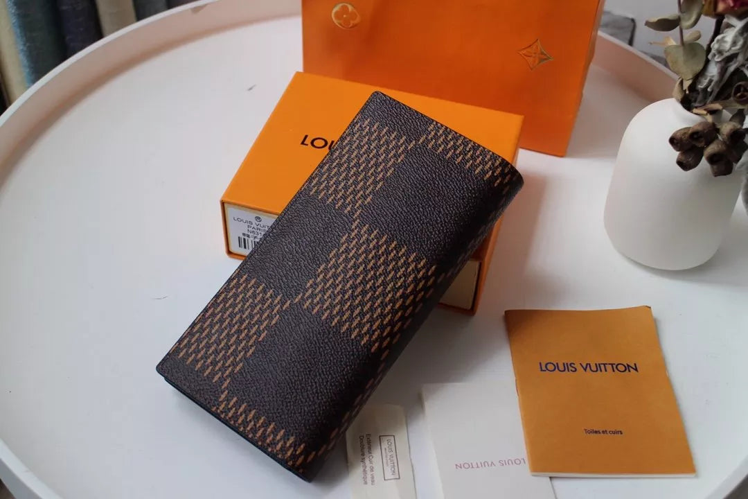 LOUIS VUITTON 10.0 x 19.0 x 2.0 CM VIRGIL ABLOH BAG GIANT DAMIER EBENE WALLET