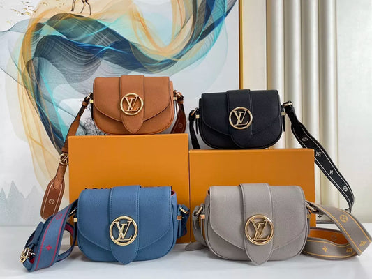 LOUIS VUITTON 21 X 15 X 6.5CM/25 X 17.5 X 8CM LV PONT 9 SOFT LV CIRCLE