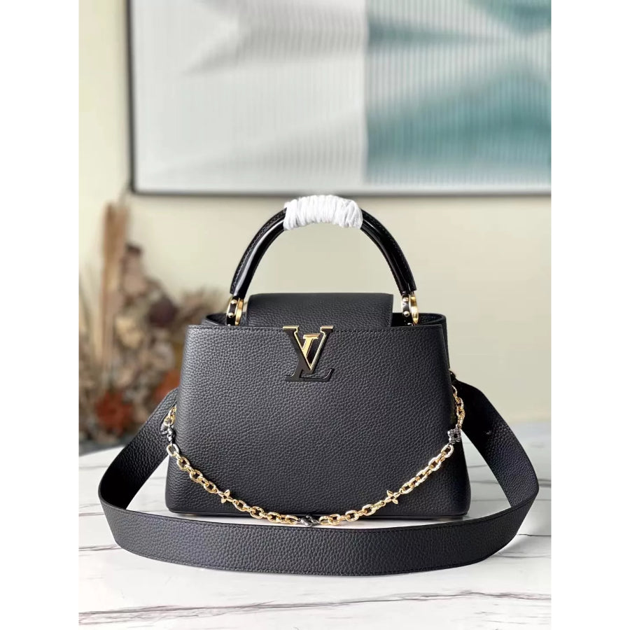 LOUIS VUITTON CAPUCINES MINI BB TAURILLON