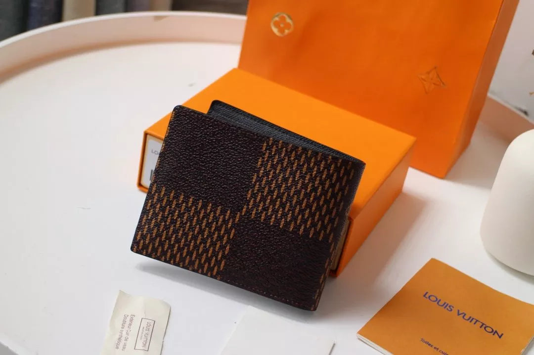 LOUIS VUITTON 11.5 x 9.0 x 1.5 CM VIRGIL ABLOH BAG GIANT DAMIER EBENE WALLET