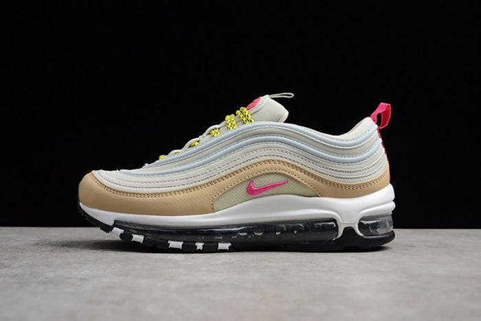 NIKE AIR MAX 97 "LIGHT BONE DEADLY PINK "(WMNS)