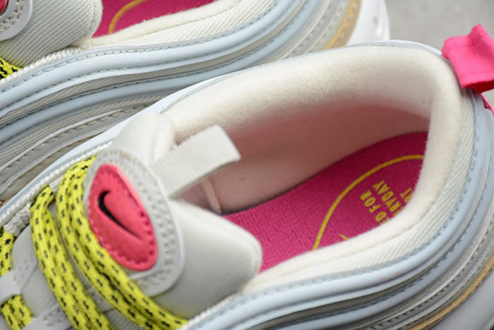 NIKE AIR MAX 97 "LIGHT BONE DEADLY PINK "(WMNS)