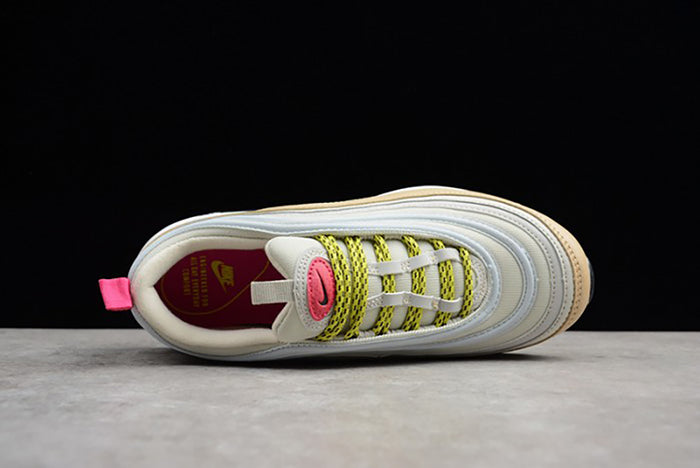NIKE AIR MAX 97 "LIGHT BONE DEADLY PINK "(WMNS)