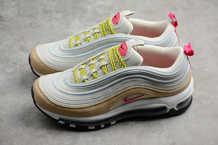 NIKE AIR MAX 97 "LIGHT BONE DEADLY PINK "(WMNS)