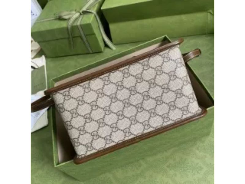 LOUIS VUITTON NO 23*16*12CM EPILOGUE SERIES, HANDBAG, BROWN / PVC