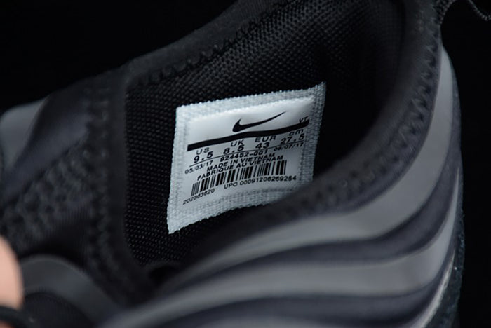 NIKE MAX 97 ULTRA 17 SE "ULTRA TRIPLE BLACK SOCK-LIKE"