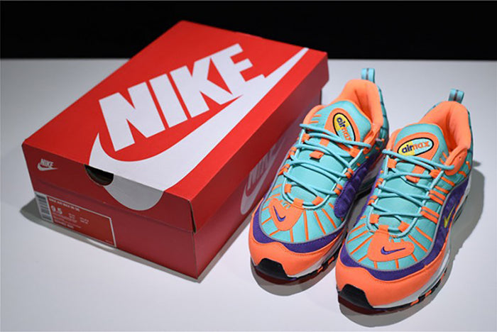 NIKE AIR MAX 98 "CONE TOUR YELLOW HYPER GRAPE"