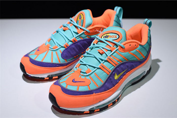 NIKE AIR MAX 98 "CONE TOUR YELLOW HYPER GRAPE"