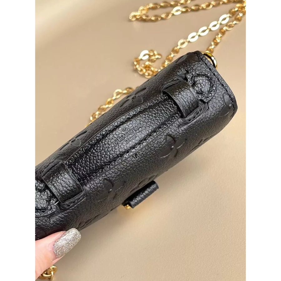 LOUIS VUITTON 14*11*3.5CM MICRO METIS CHAIN BAG, LEATHER