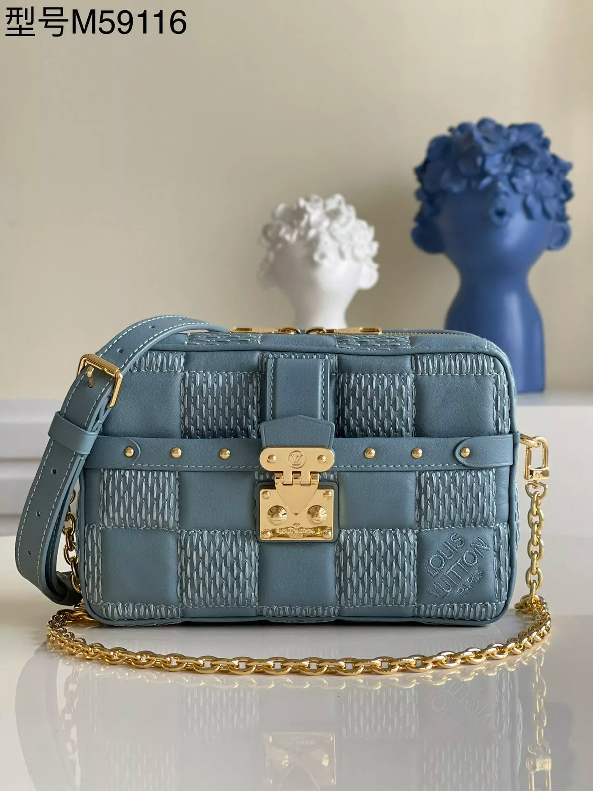 LOUIS VUITTON TROCA LV DAMIER S-LOCK HAND BAGS
