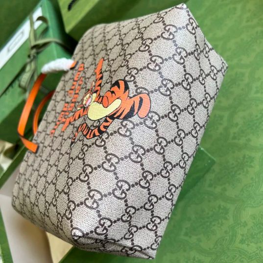 LOUIS VUITTON 21*20*10CM CHILDREN'S BAG PRINTED TIGER / ORANGE