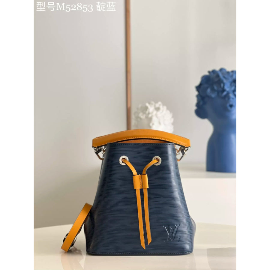 LOUIS VUITTON 20*20*13CM NEONOE BB BUCKET BAG, SPLASHED EPI LEATHER
