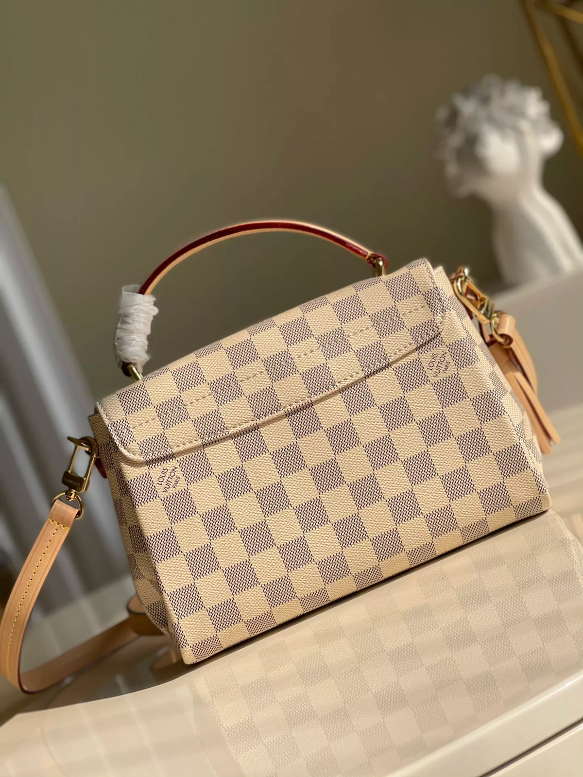 LOUIS VUITTON 24.5*24.2*9CM CROISETTE DAMIER