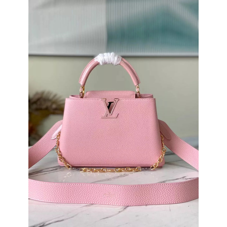 LOUIS VUITTON CAPUCINES MINI BB TAURILLON