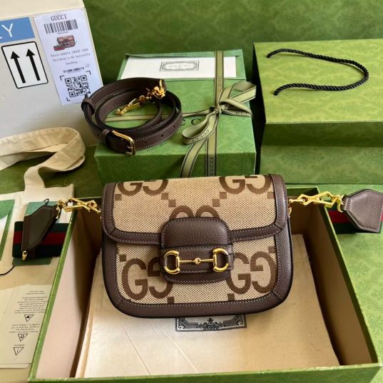LOUIS VUITTON  20.5*14*5CM ARIA FASHION ARIA SERIES, ORIGINAL LEATHER SADDLE BAG, BROWN / CANVAS