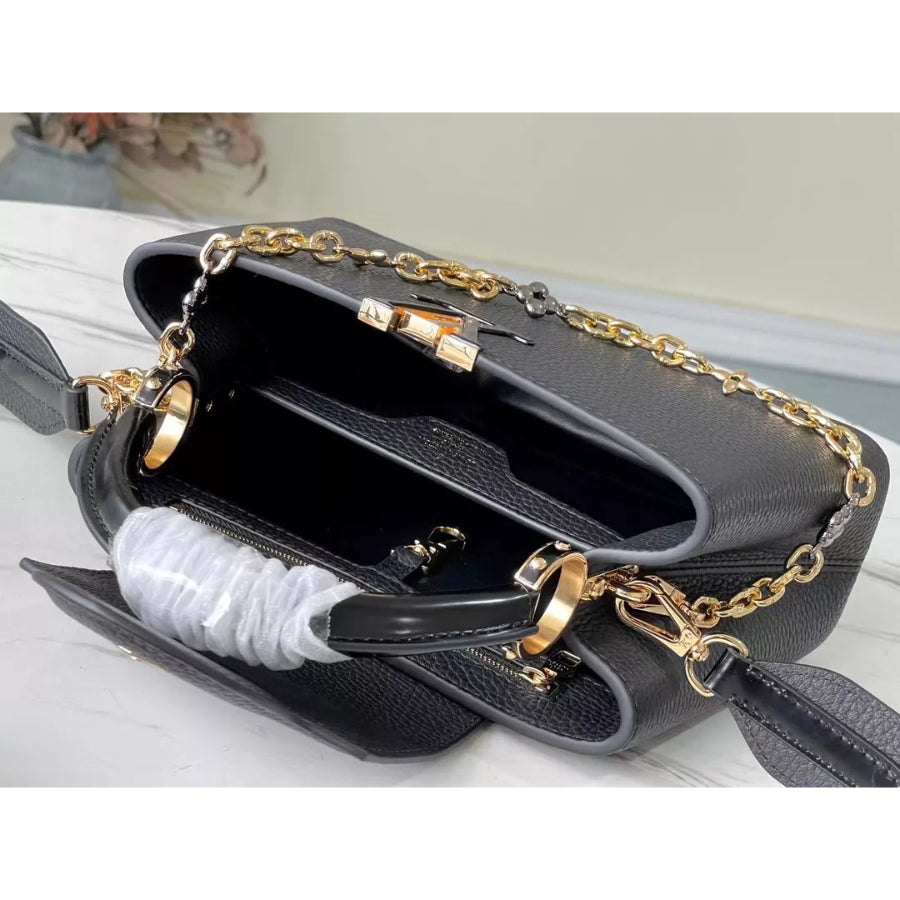 LOUIS VUITTON CAPUCINES MINI BB TAURILLON