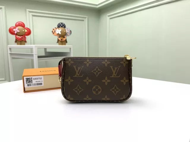 LOUIS VUITTON 15.5 X 10.5 X 4.0 CM POCHETTE MONOGRAM DAMIER EBENE