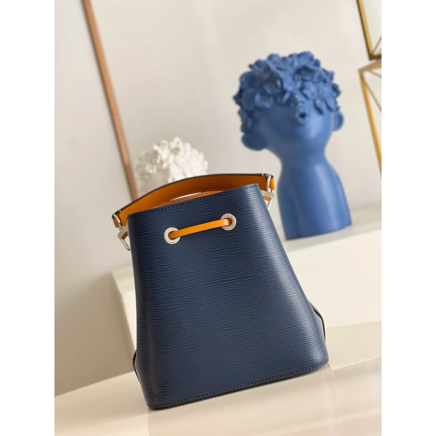 LOUIS VUITTON 20*20*13CM NEONOE BB BUCKET BAG, SPLASHED EPI LEATHER