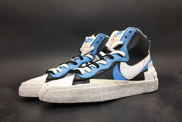 NIKE BLAZER HIGH SACAI WHITE BLACK LEGEND BLUE