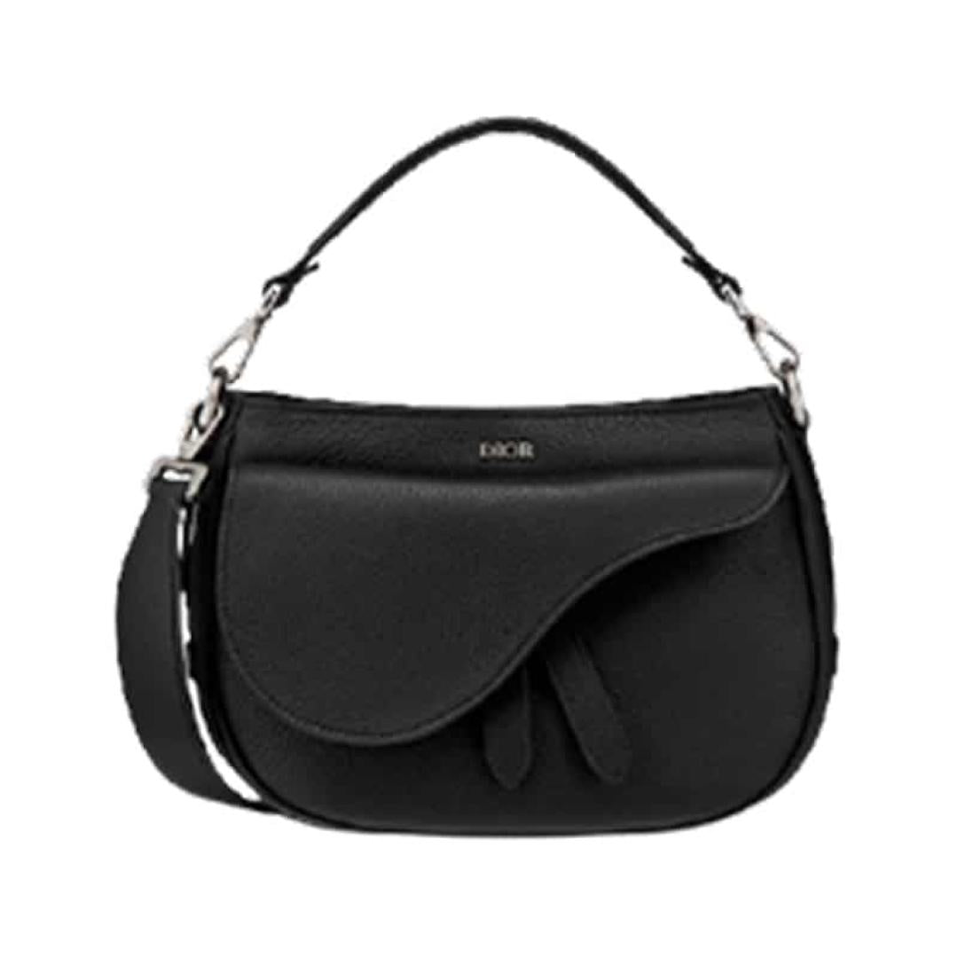 MINI SADDLE SOFT BAG THREE QUARTER CLOSED VIEW OPEN GALLERY