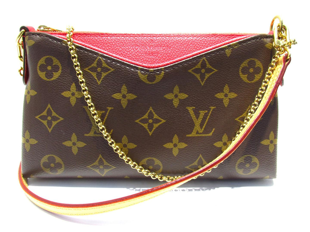 LOUIS VUITTON 23.0 X 13.0 X 5.0 CM PALLS CLUTH MONOGRAM