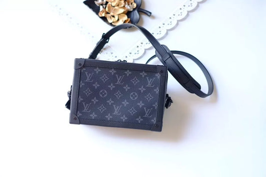 LOUIS VUITTON 25*18*10CM BLACK FLOWER LARGE BOX