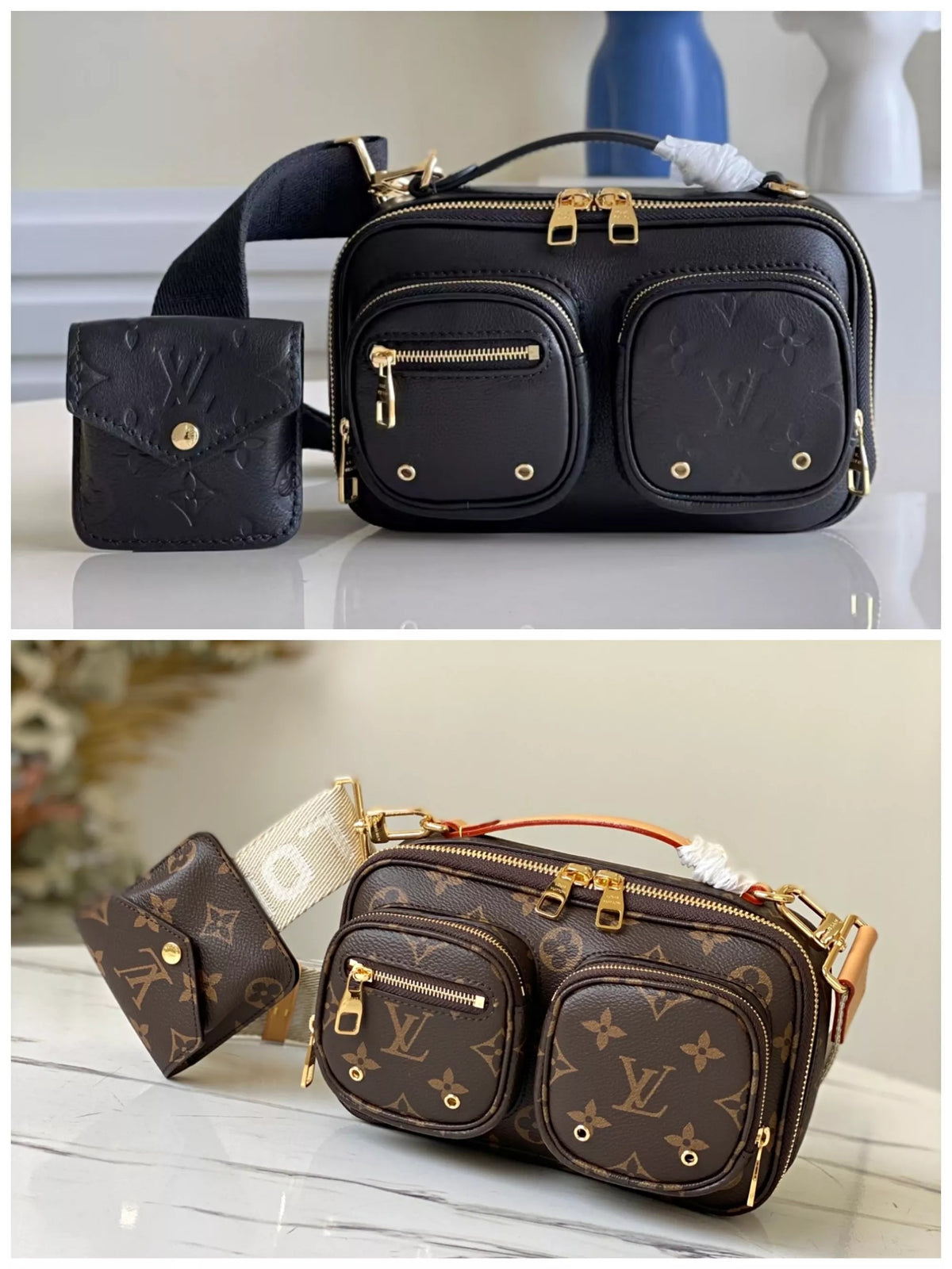LOUIS VUITTON 18*11*10CM UTILITY CROSSBODY HANDBAG CAMERA BAG