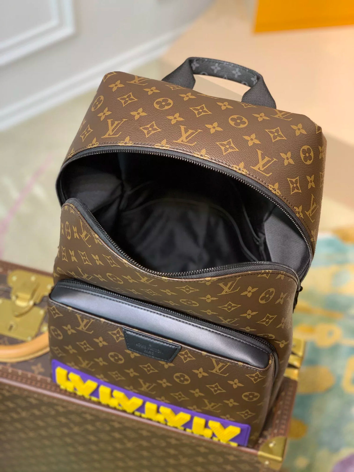 LOUIS VUITTON 37.0 X 40.0 X 20.0CM DISCOVER BACKPACK, OLD FLOWER, MONOGRAM CANVAS