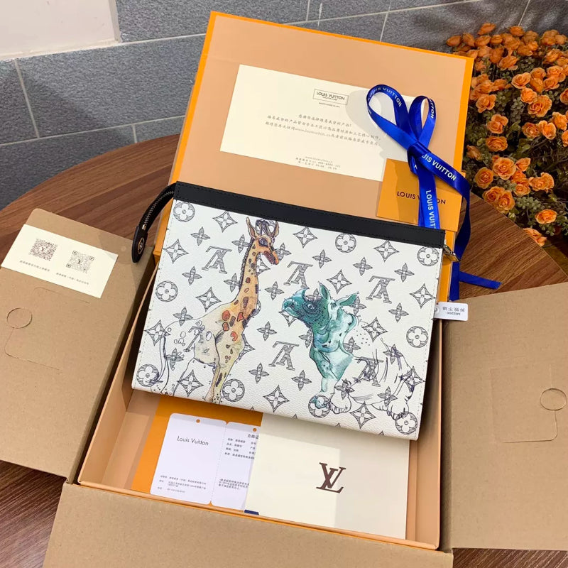 LOUIS VUITTON 26X20X5CM CRAFTY 26 MONOGRAM ECLIPSE