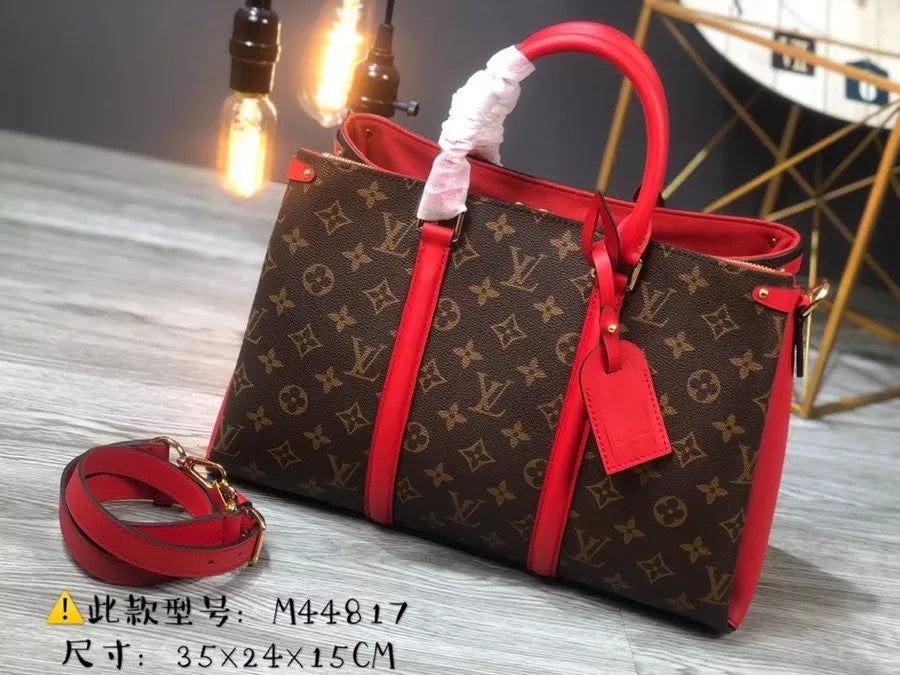 LOUIS VUITTON 35×24×15CM OPEN HANDBAG SOUFFLOT