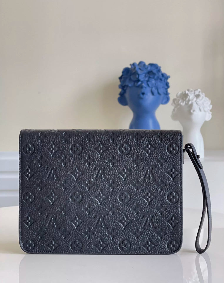 LOUIS VUITTON 27 X 21 X 3.5CM S LOCK 4A MONOGRAM MACASSAR