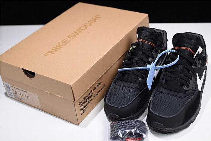 NIKE AIR MAX 90 OFF-WHITE "BLACK CONE WHITE"