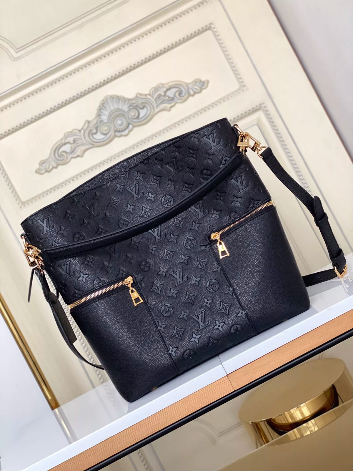 LOUIS VUITTON LU MELIE VEAU CACHEMIRE HANDLE BAG 31.0×12.0×33.0CM 4 COLORS