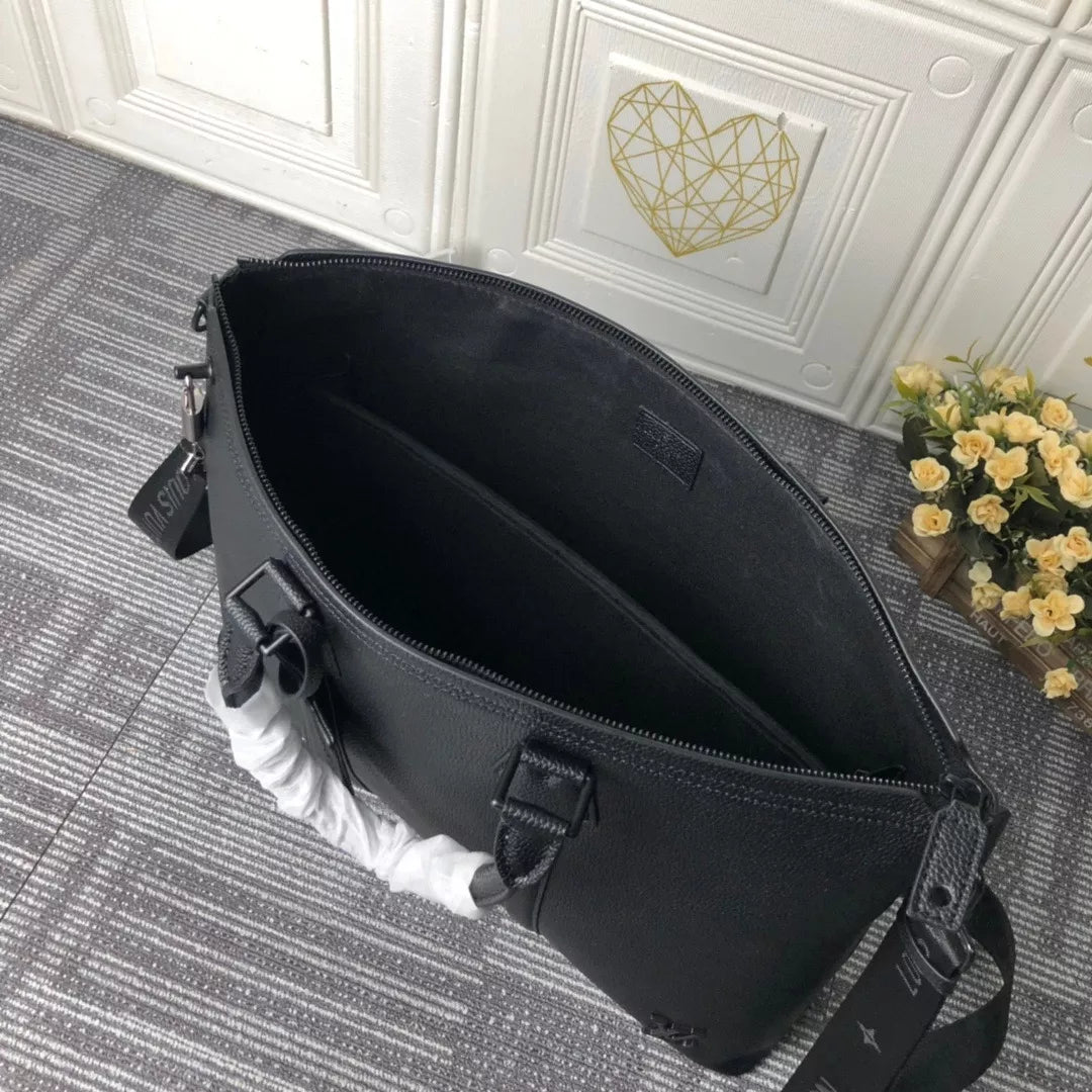 LOUIS VUITTON BRIEFCASE BRIEFCASE, AEROGRAM GRAIN COW LEATHER