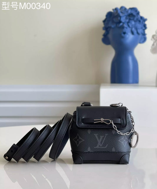 LOUIS VUITTON MINI STEAMER MONOGRAM ECLIPSE