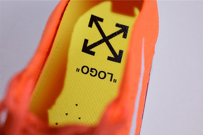 NIKE X OFF-WHITE ZOOM FLY "MERCURIAL FLYKNIT TOTAL ORANGE" MENS