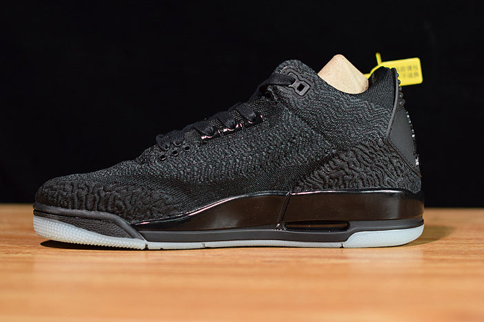 AIR JORDAN 3 "FLYKNIT BLACK"