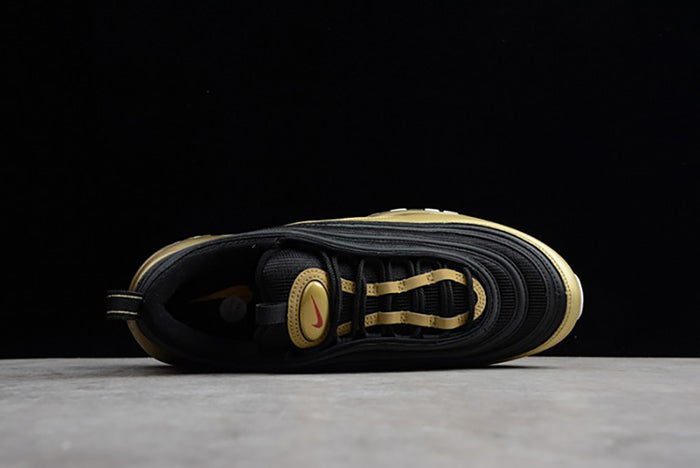 NIKE AIR MAX 97 QS "B-SIDES BLACK/METALLIC GOLD"
