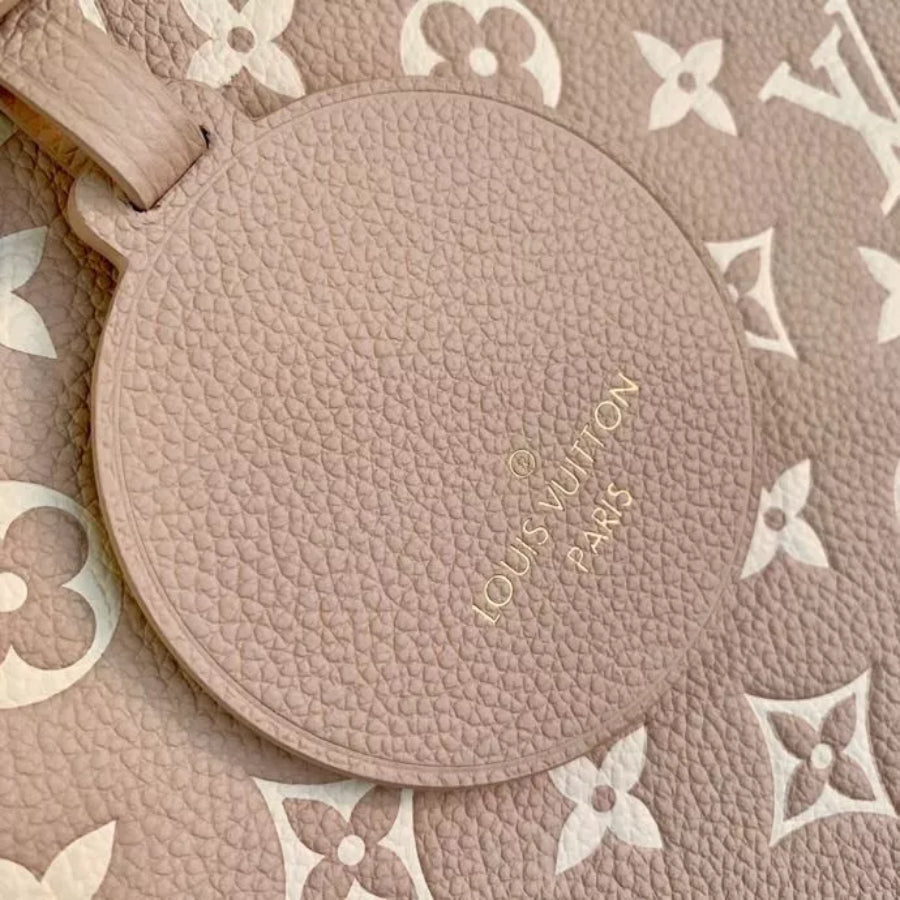 LOUIS VUITTON 35*27*14CM ON THE GO HANDBAG, COWHIDE