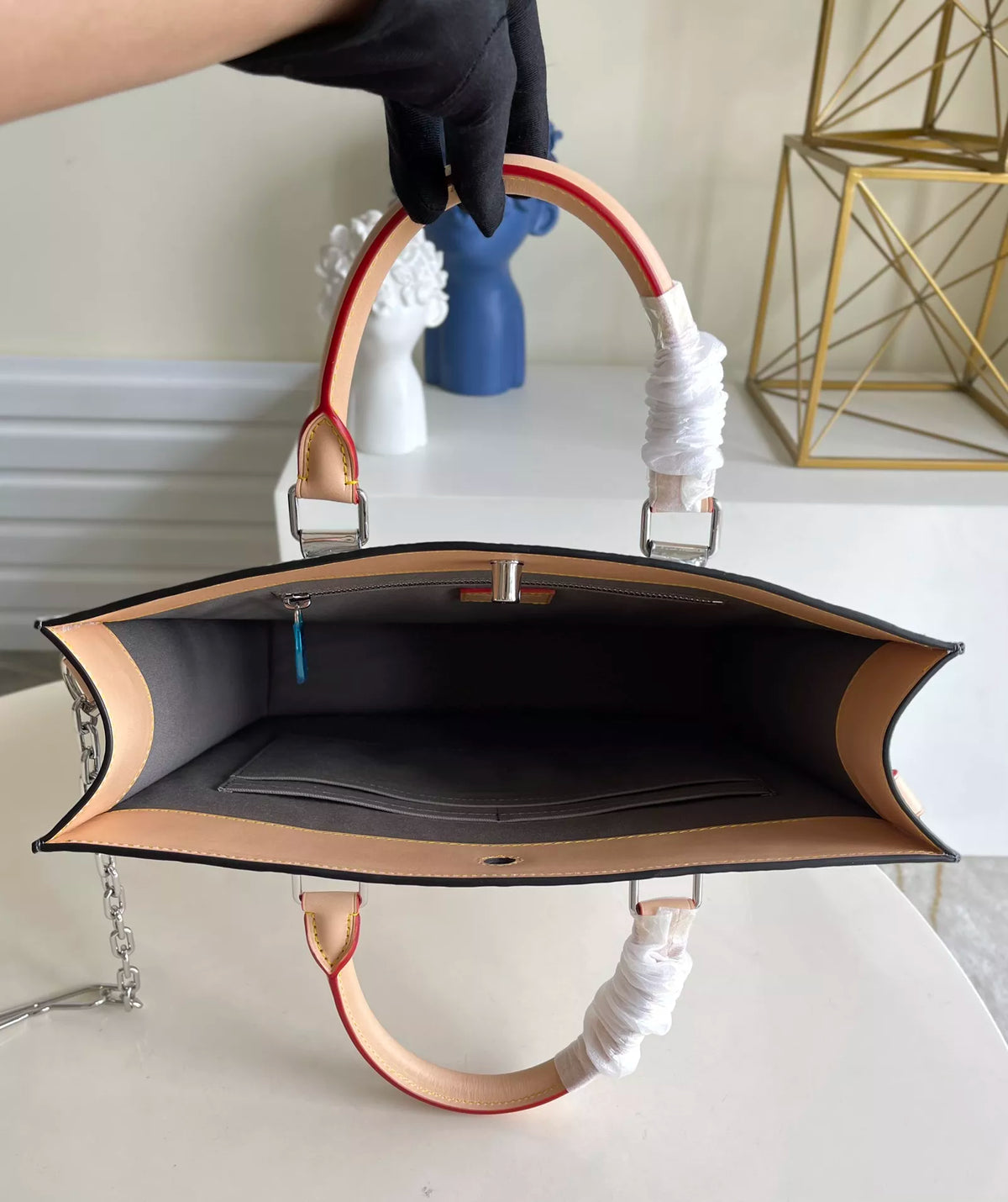 LOUIS VUITTON SAC PLAT MIRROR MIRROR VIRGIL ABLOH 36 X 40 X 9CM