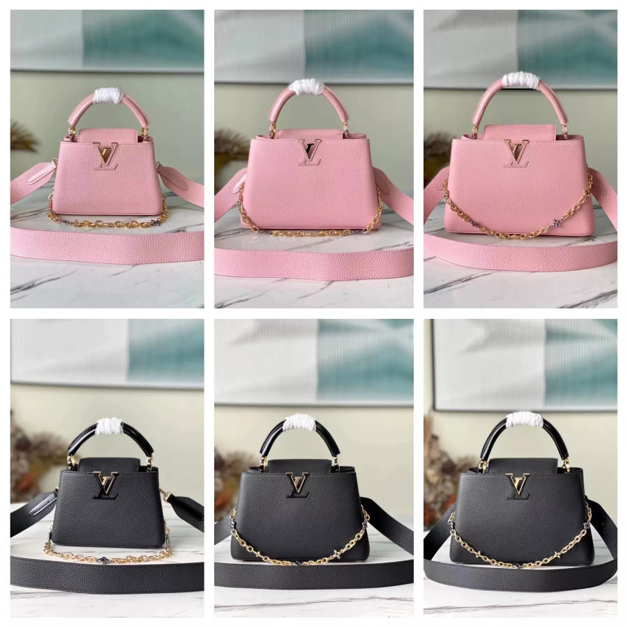LOUIS VUITTON CAPUCINES MINI BB TAURILLON
