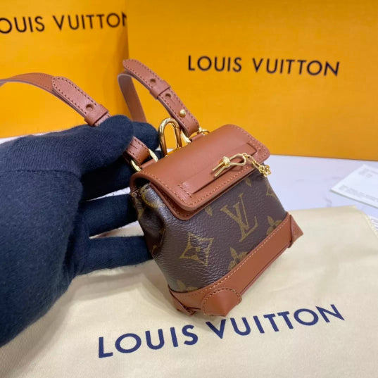 LOUIS VUITTON MINI STEAMER MONOGRAM ECLIPSE
