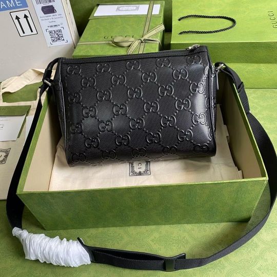 LOUIS VUITTON 29×22×9.5CM MESSENGER BAG EMBOSSED FULL LEATHER