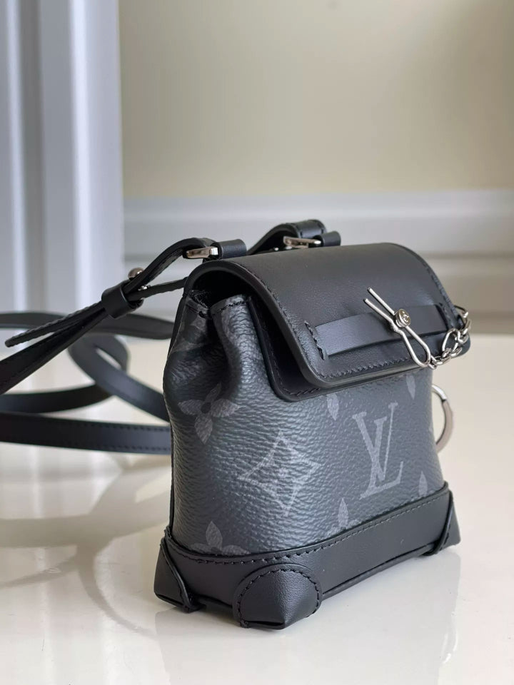 LOUIS VUITTON MINI STEAMER MONOGRAM ECLIPSE