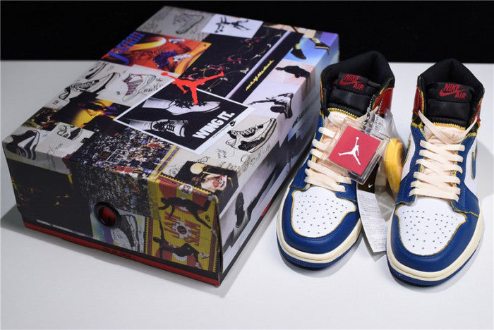 AIR JORDAN 1 RETRO HIGH "UNION LOS ANGELES BLUE TOE"