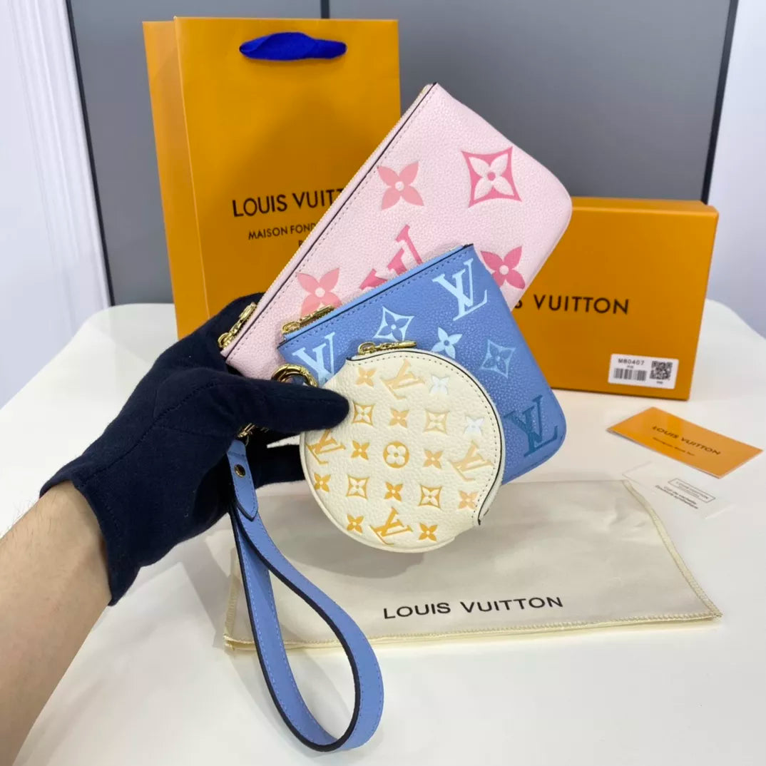 LOUIS VUITTON 19.5 X 11.5 X 3.0 CM TRIO POUCH