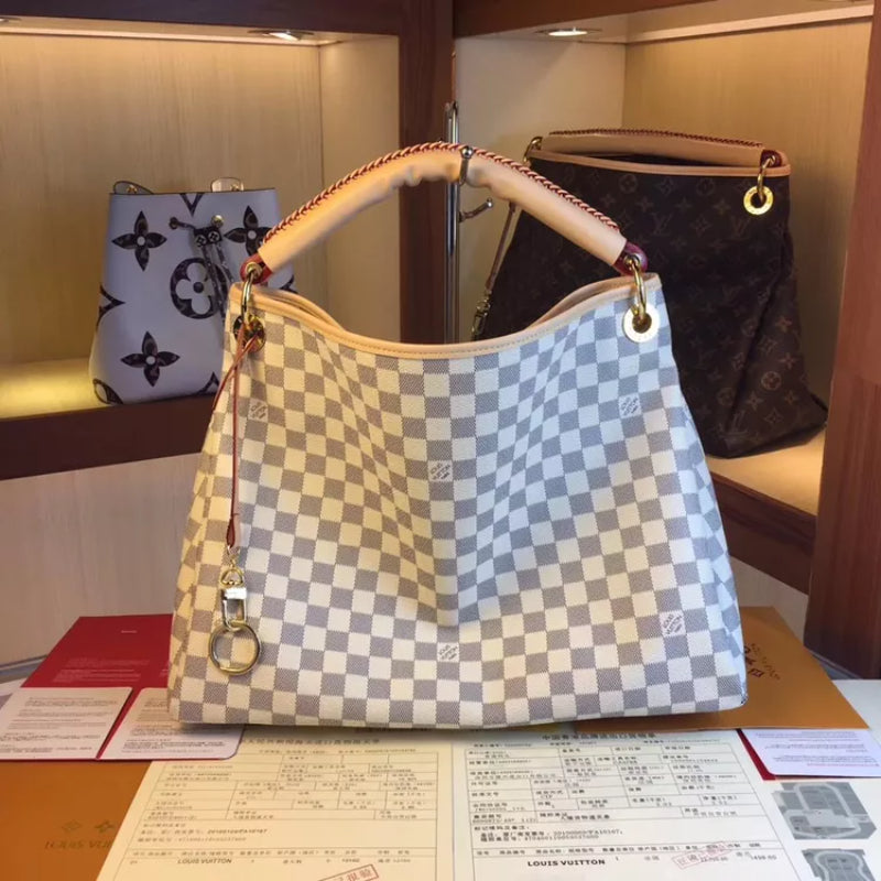 LOUIS VUITTON 46x32x24CM ARTSY MM MONOGRAM EMPREINTE 3A